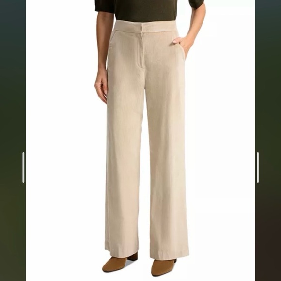 Veronica Beard Grigore Pants Heathered Sand Size 8